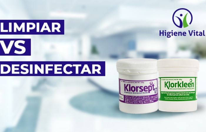 Limpieza vs Desinfección