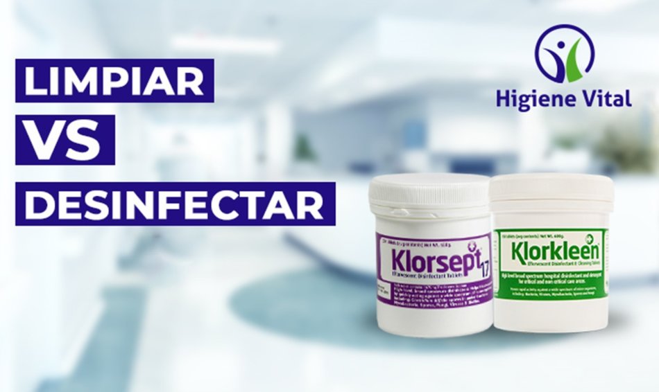 Limpieza vs Desinfección