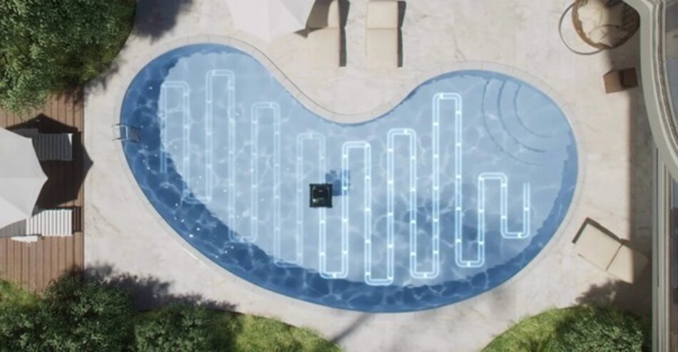 No importa la forma de tu piscina, Beatbot lo logra.