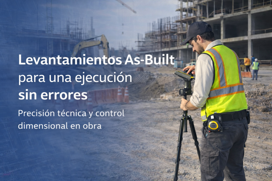 La importancia del levantamiento As-Built en Proyectos industriales y de Construcción
