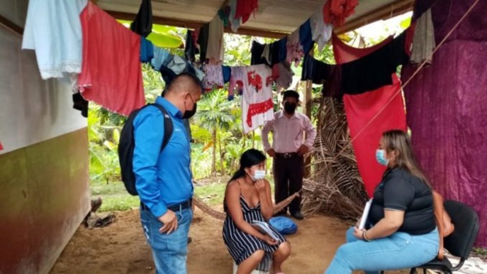 Captan a dos familias que tienen miembros con discapacidad en Changuinola